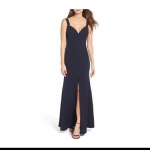 NWOT Vera Wang Frontslit sweetheart neckline dress
